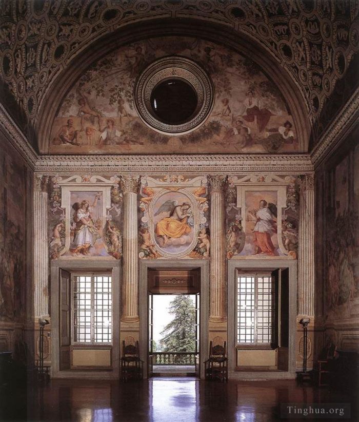 雅各布·达·蓬托尔莫 的各类绘画作品 -  《沙龙》