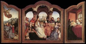 艺术家昆丁·马西斯作品《圣安妮祭坛画》