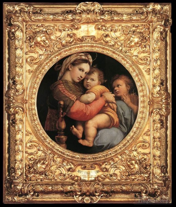 拉斐尔 的油画作品 -  《麦当娜德拉塞吉奥拉被陷害》