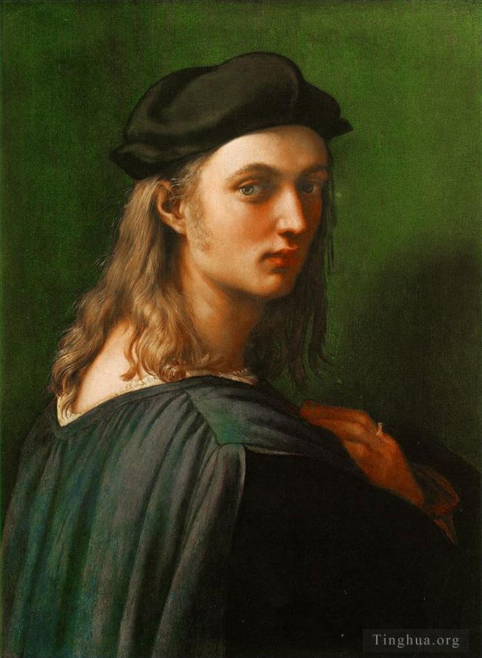 拉斐尔 的油画作品 -  《宾多·阿尔托维蒂的肖像》