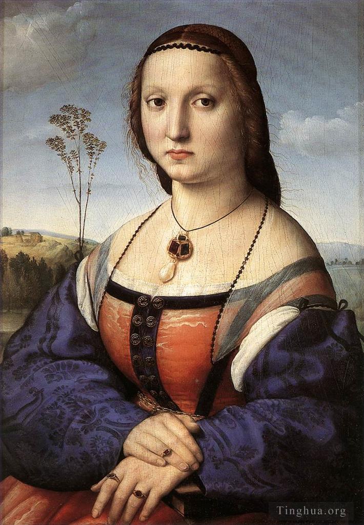 拉斐尔作品《马达莱娜·多尼的肖像》