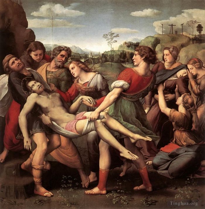 拉斐尔 的油画作品 -  《埋葬》