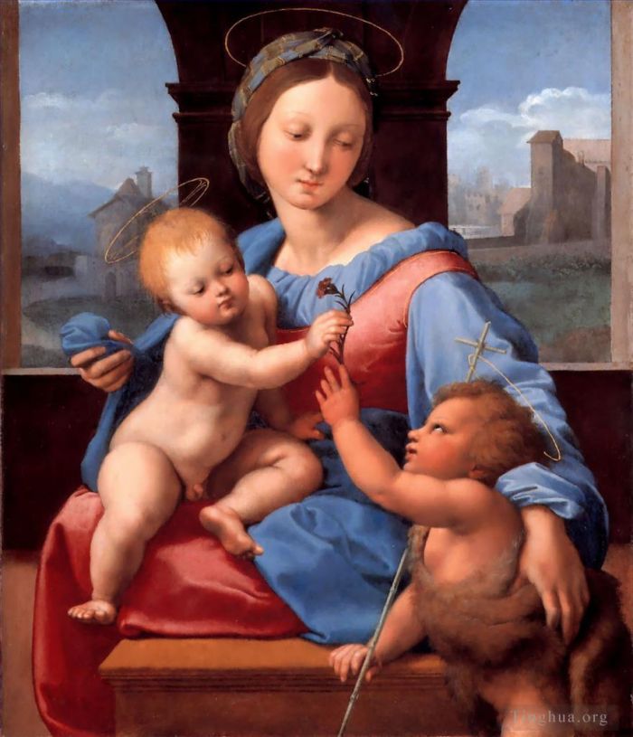 拉斐尔 的油画作品 -  《加尔瓦麦当娜》
