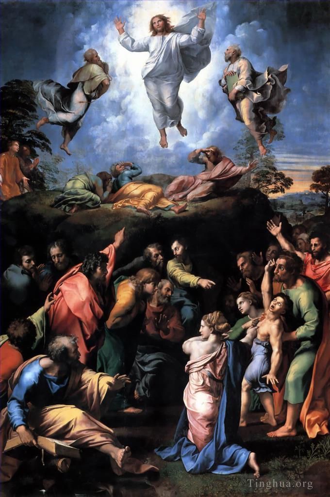 拉斐尔 的油画作品 -  《耶稣显圣》
