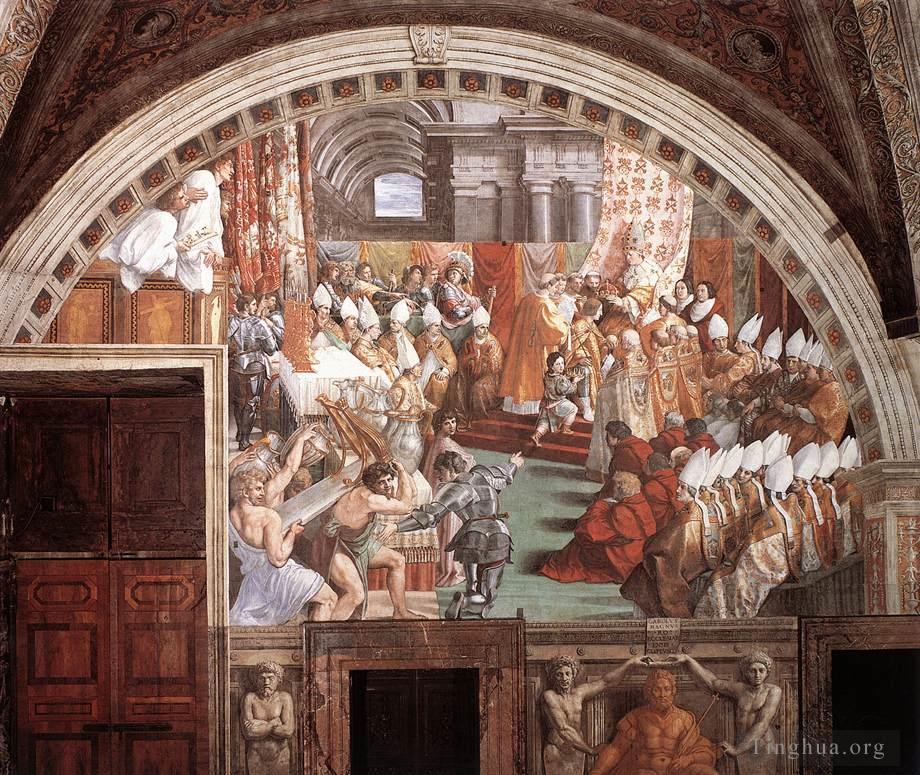 拉斐尔作品《查理曼大帝的加冕典礼》