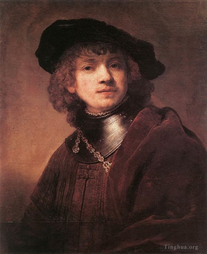 伦勃朗·范·莱因 的油画作品 -  《青年自画像,1634》