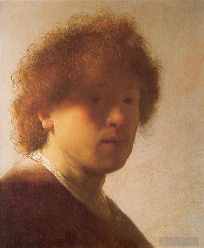 伦勃朗·范·莱因 的油画作品 -  《自画像1628》