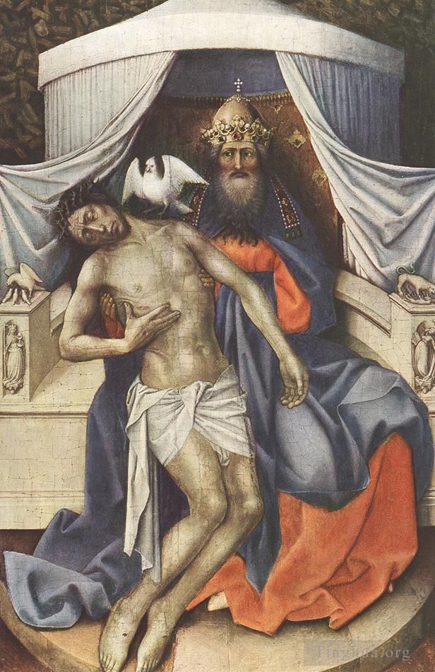 罗伯特·康宾 的油画作品 -  《圣三一》