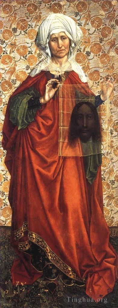 罗伯特·康宾 的油画作品 -  《圣维罗妮卡》
