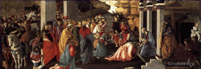 桑德罗·波提切利 的各类绘画作品 -  《法师的崇拜》