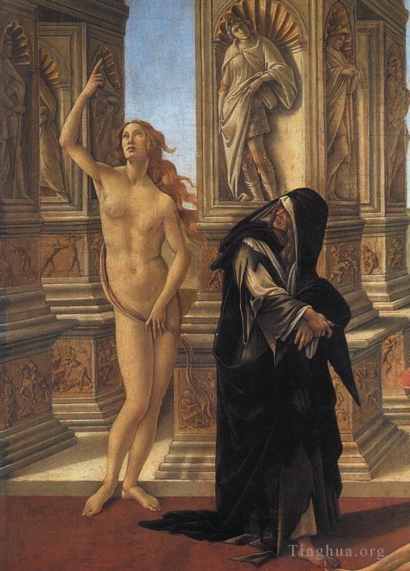 桑德罗·波提切利 的各类绘画作品 -  《阿佩莱斯的诽谤》