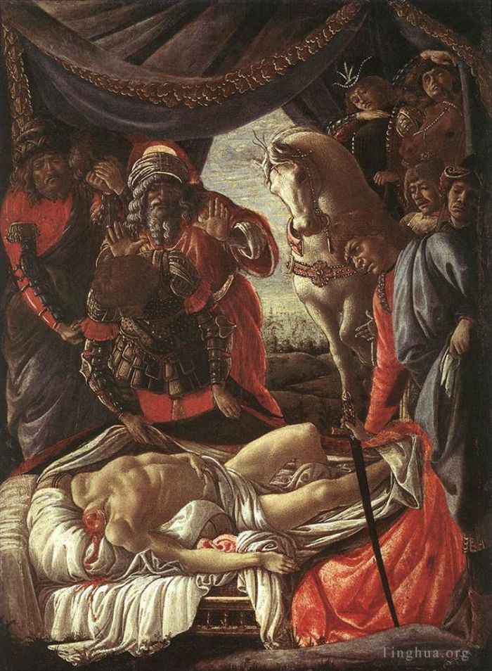 桑德罗·波提切利 的各类绘画作品 -  《发现霍洛弗尼谋杀案》