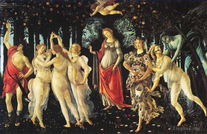 桑德罗·波提切利 的各类绘画作品 -  《春》