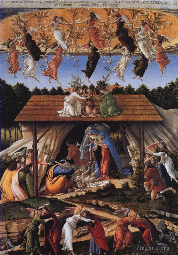 桑德罗·波提切利 的各类绘画作品 -  《桑德罗神秘诞生》