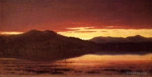 艺术家桑弗德·罗宾逊·吉弗德作品《黄昏,1867》