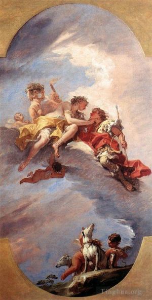 艺术家塞巴斯蒂亚诺·里奇作品《维纳斯和阿多尼斯》