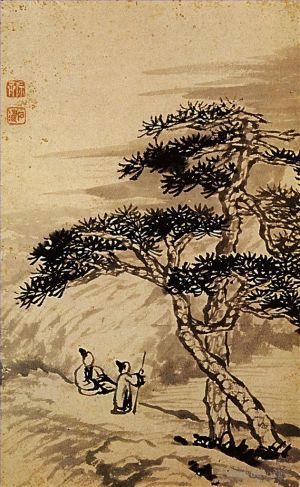 艺术家石涛作品《虚空边缘的对话,169》
