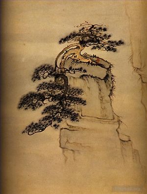 艺术家石涛作品《黄山风景,170》