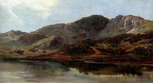 艺术家西德尼·理查德·珀西作品《风景与湖泊和山脉之外》