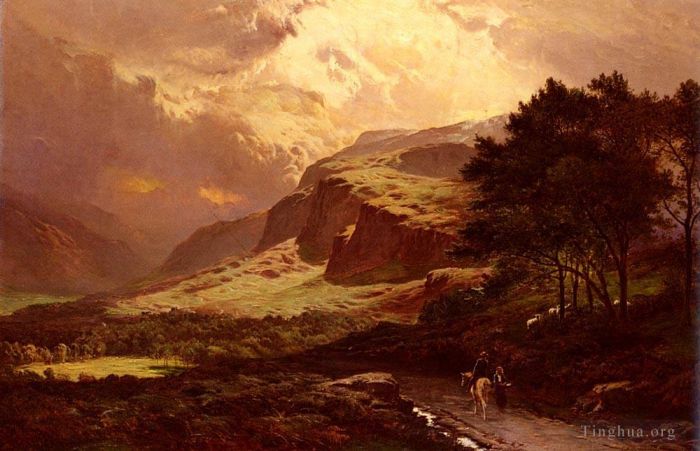 西德尼·理查德·珀西 的油画作品 -  《兰代尔威斯特摩兰》