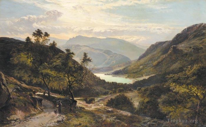 西德尼·理查德·珀西 的油画作品 -  《苏格兰高地》