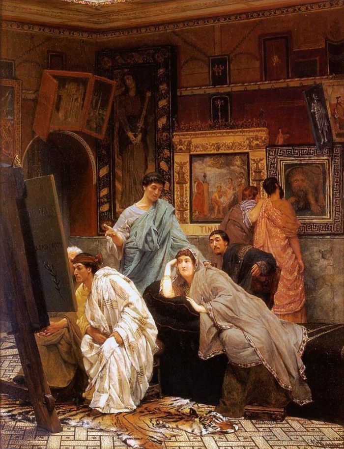 劳伦斯·阿尔玛·塔德玛 的油画作品 -  《奥古斯都时期的图片集》