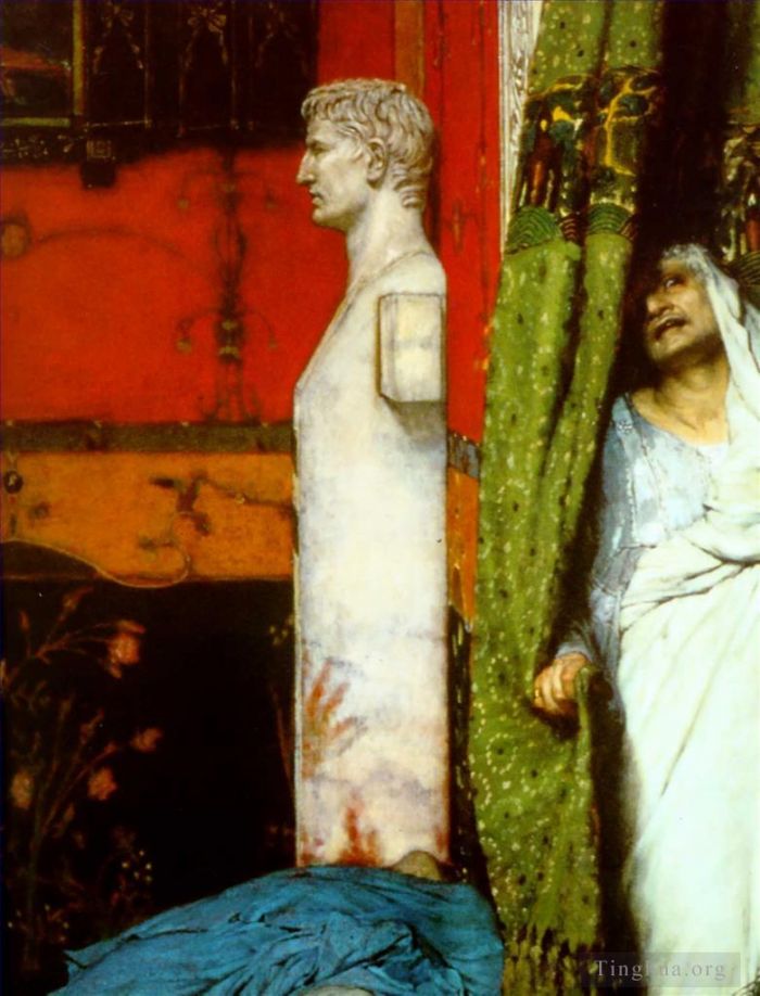 劳伦斯·阿尔玛·塔德玛 的油画作品 -  《罗马皇帝》
