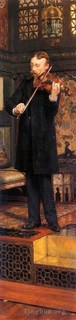 劳伦斯·阿尔玛·塔德玛 的油画作品 -  《莫里斯·森斯》