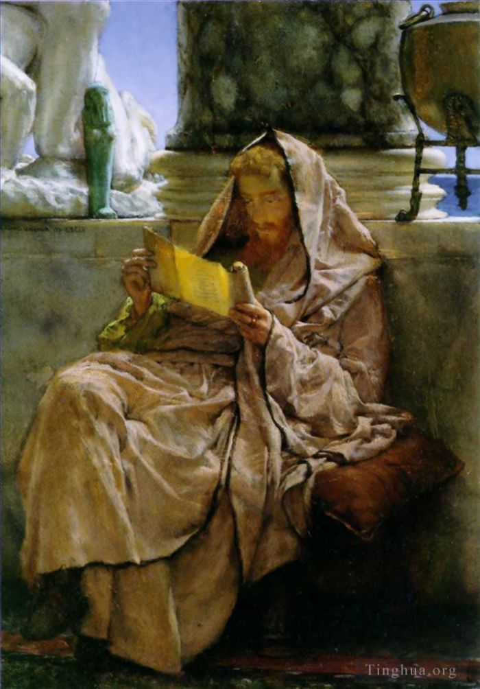劳伦斯·阿尔玛·塔德玛 的油画作品 -  《散文》