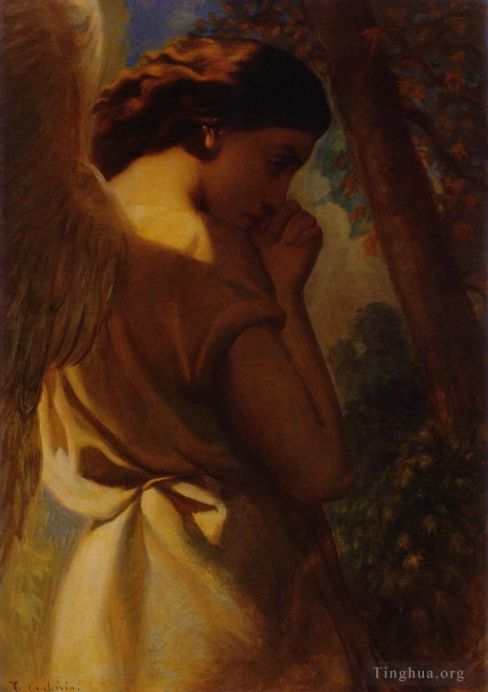 提奥多尔·夏塞留 的油画作品 -  《天使1840》