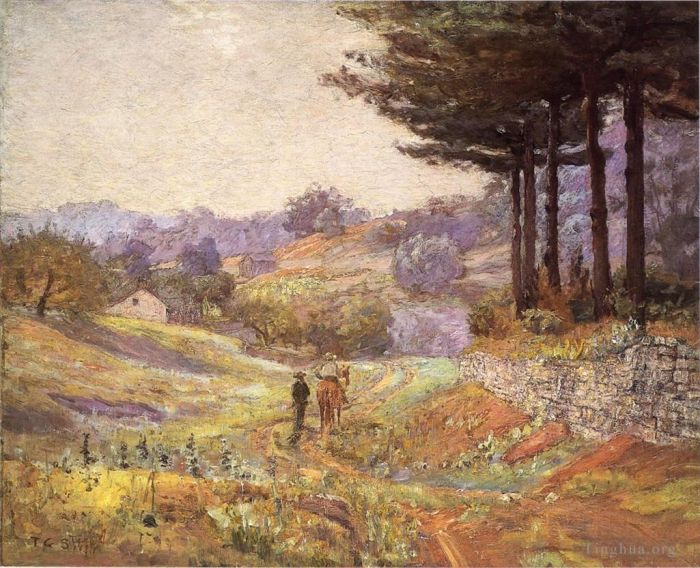 西奥多·克莱门特·斯蒂尔 的油画作品 -  《弗农山》