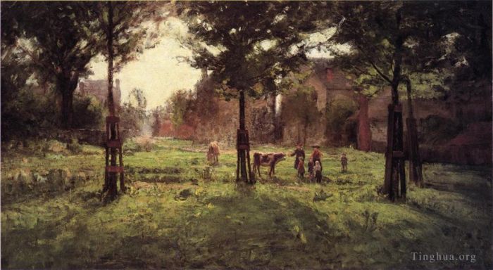 西奥多·克莱门特·斯蒂尔 的油画作品 -  《弗农的夏日》