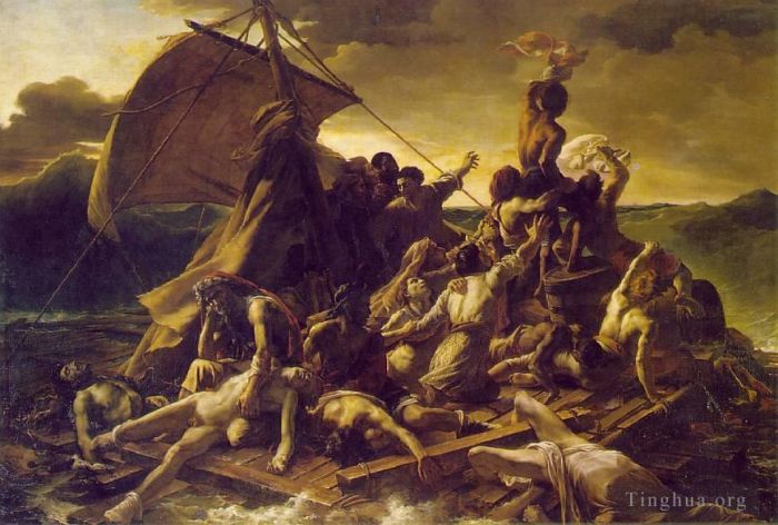 杰利柯·西奥多 的油画作品 -  《美杜莎之筏,MHA》