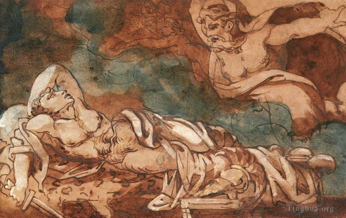 杰利柯·西奥多 的各类绘画作品 -  《歌曲D,Enee》