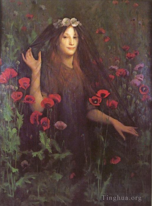 托马斯·库珀·戈奇 的油画作品 -  《死亡新娘》