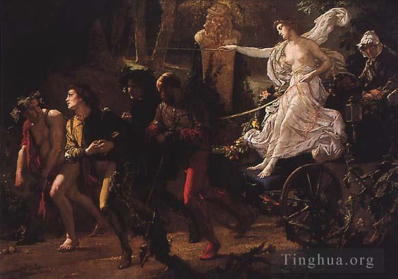 托马·库蒂尔 的油画作品 -  《高级时装的荆棘之路》