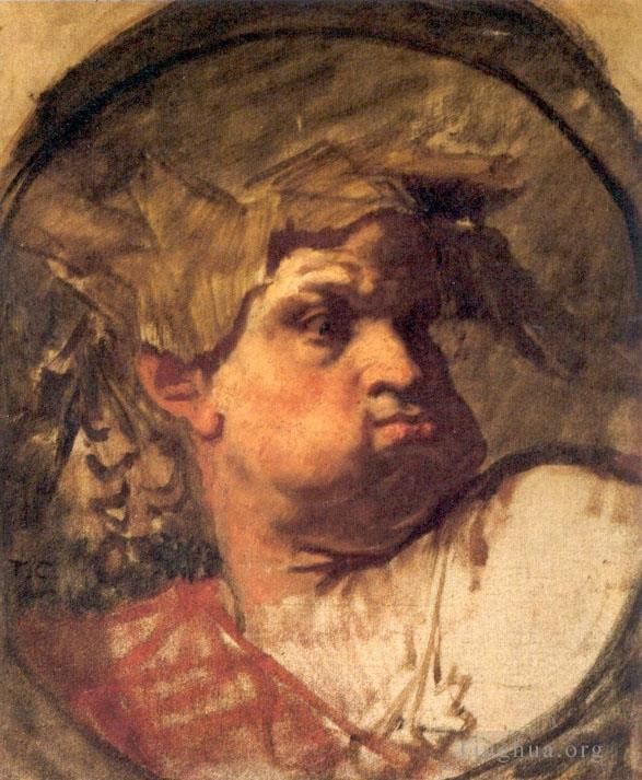 托马·库蒂尔 的油画作品 -  《划时代王者的头像》