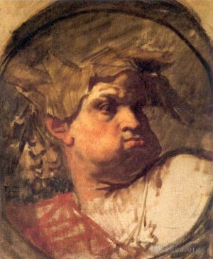 艺术家托马·库蒂尔作品《划时代王者的头像》