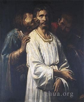 托马·库蒂尔 的油画作品 -  《犹大的拜瑟》