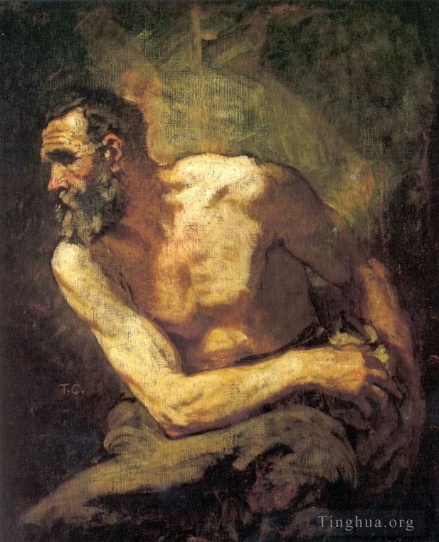 托马·库蒂尔 的油画作品 -  《雅典泰门的守财奴研究》