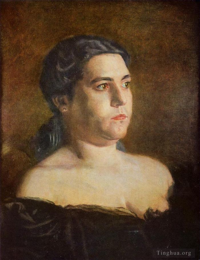 托马斯·伊肯斯 的油画作品 -  《梅贝尔》