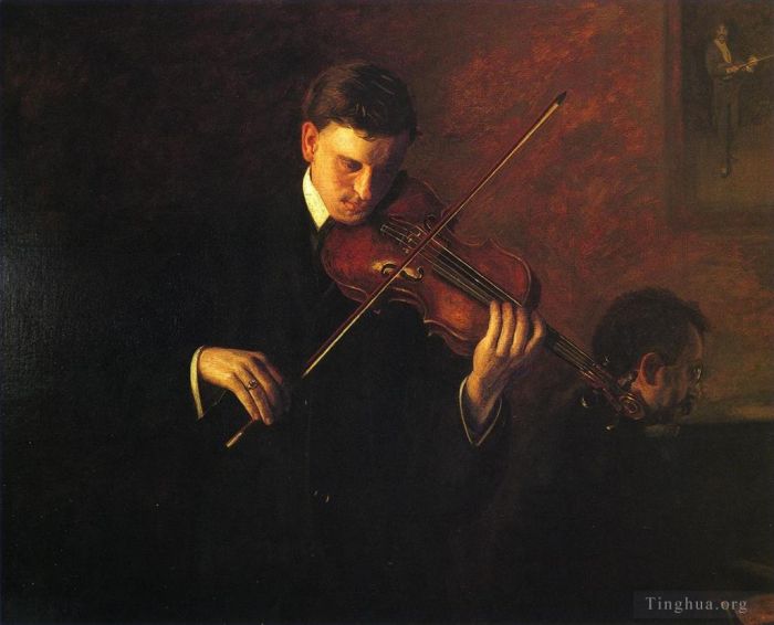 托马斯·伊肯斯 的油画作品 -  《音乐》