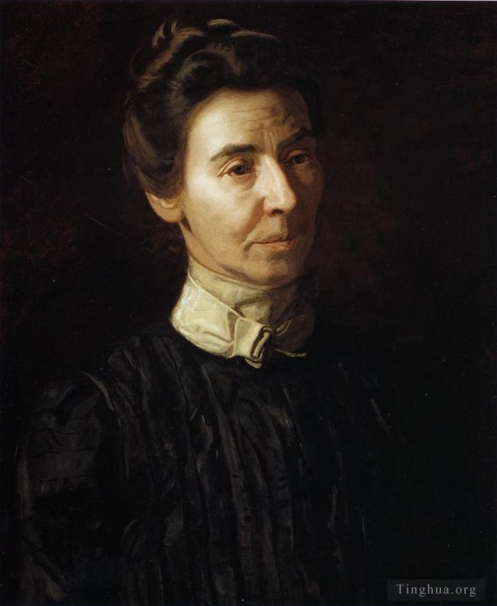 托马斯·伊肯斯 的油画作品 -  《玛丽·艾德琳·威廉姆斯的肖像》