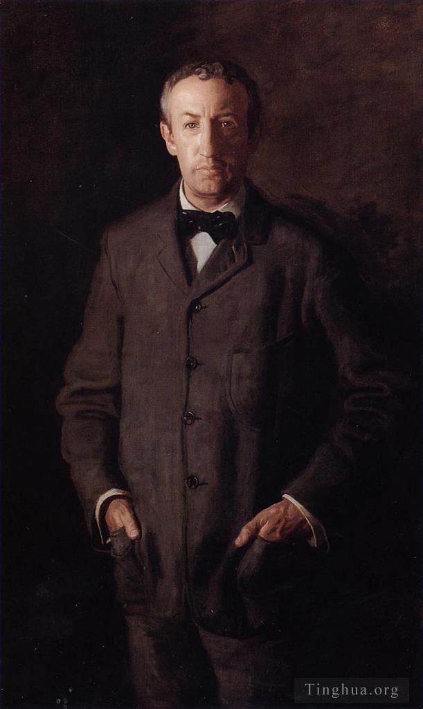 托马斯·伊肯斯 的油画作品 -  《威廉·B·库尔茨的肖像》