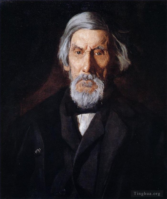 托马斯·伊肯斯 的油画作品 -  《威廉·H·麦克道威尔肖像2》