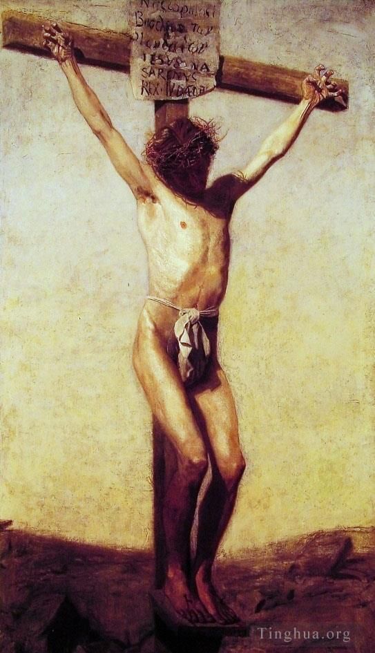 托马斯·伊肯斯 的油画作品 -  《受难托马斯·埃金斯》