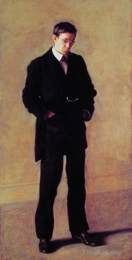 托马斯·伊肯斯 的油画作品 -  《思想家》