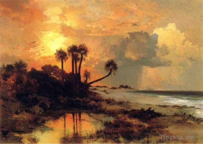 托马斯·莫兰 的油画作品 -  《乔治堡岛》
