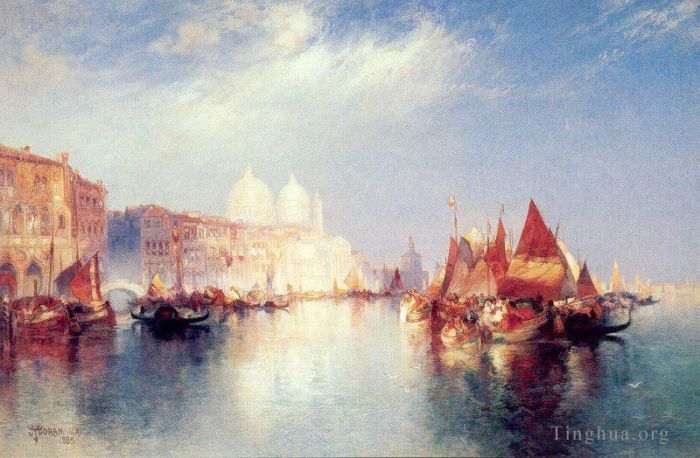 托马斯·莫兰 的油画作品 -  《大运河》