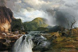 艺术家托马斯·莫兰作品《苏必利尔湖的荒野》